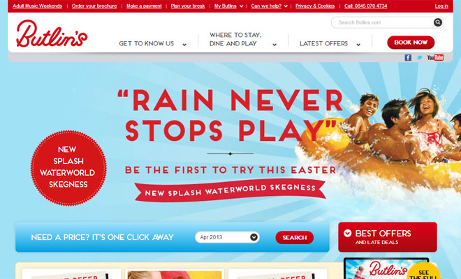 Butlins Complete Rebrand